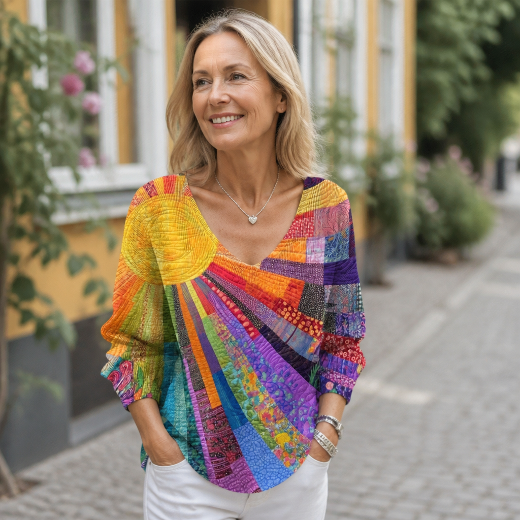 Sanni | Värikäs vintagepaita