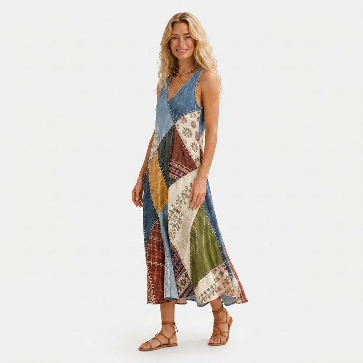 Sirkka | Hihaton vintagemekko