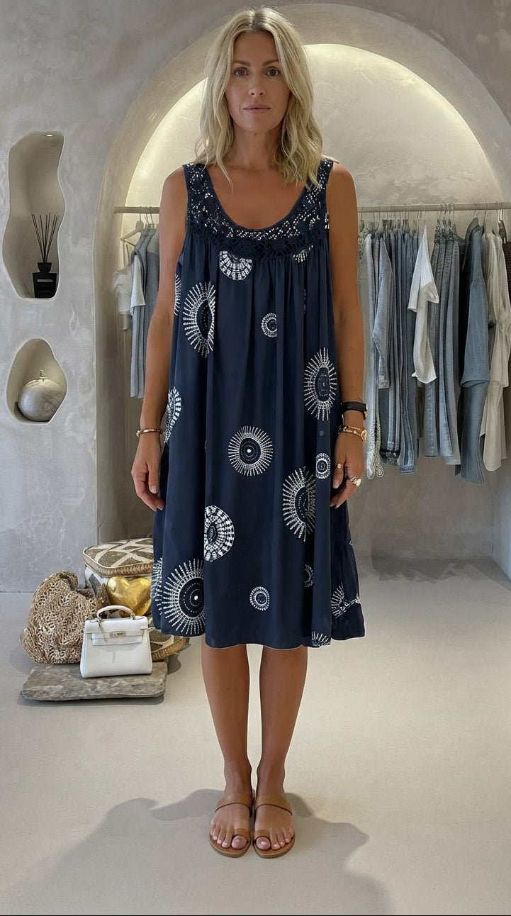 Solène | Kuvioitu kesämekko