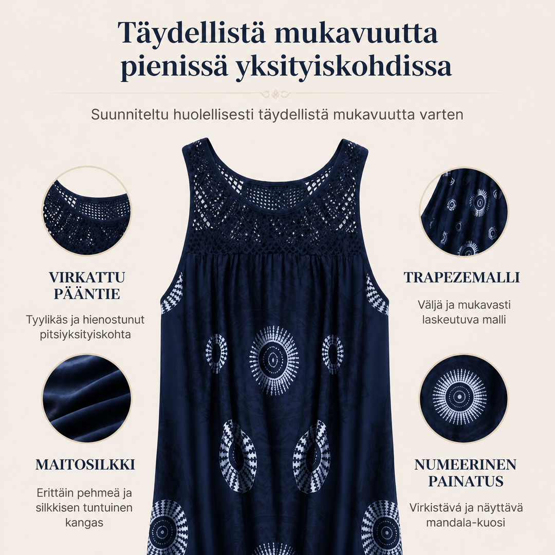 Solène | Kuvioitu kesämekko