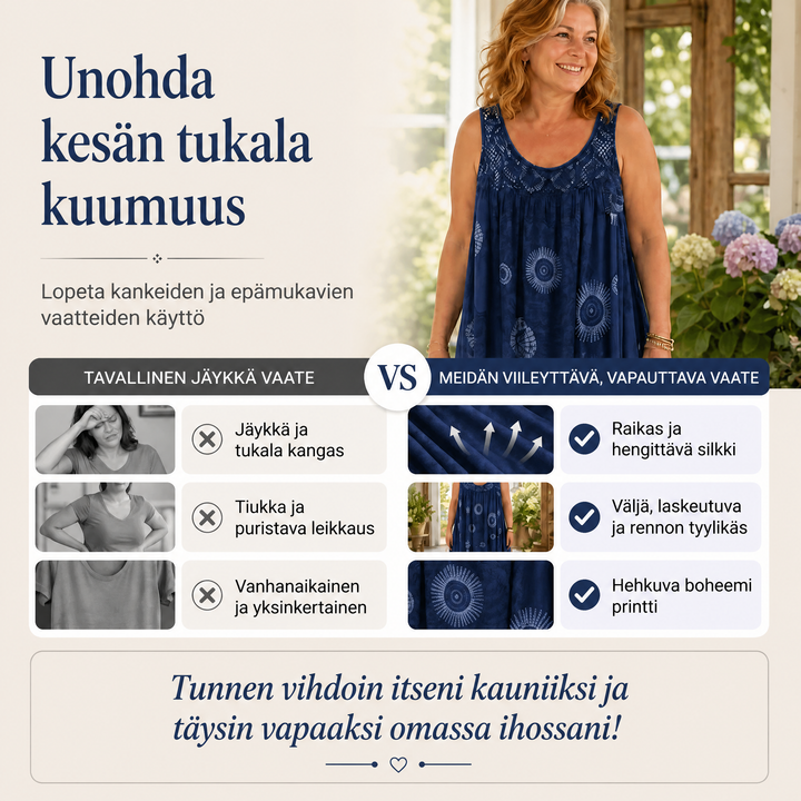 Solène | Kuvioitu kesämekko