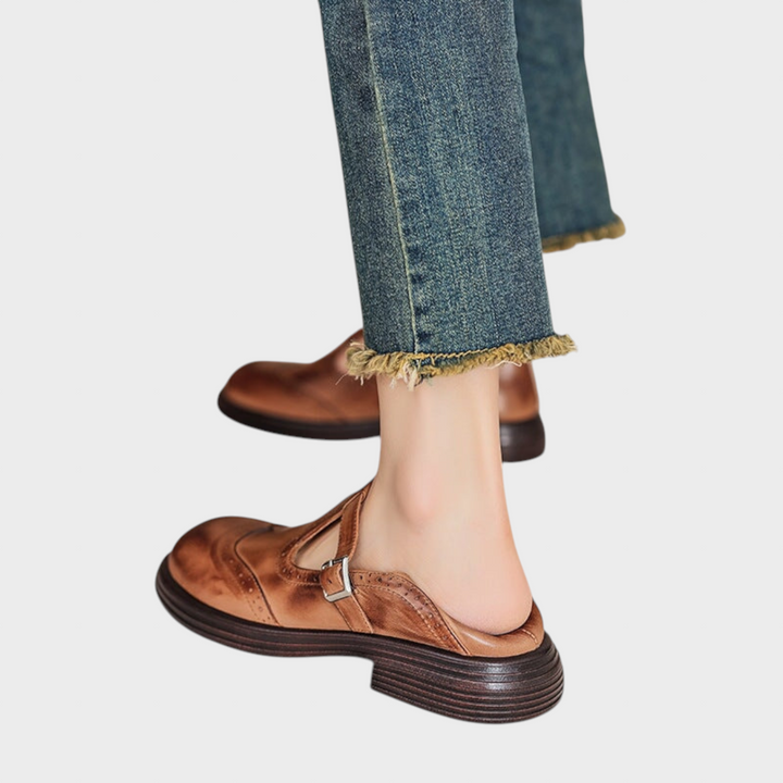 CAPITULINO | Elegantit nahkaiset mary jane - kengät | Anne Helsinki