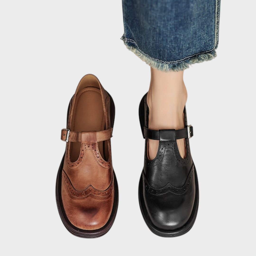 CAPITULINO | Elegantit nahkaiset mary jane - kengät | Anne Helsinki