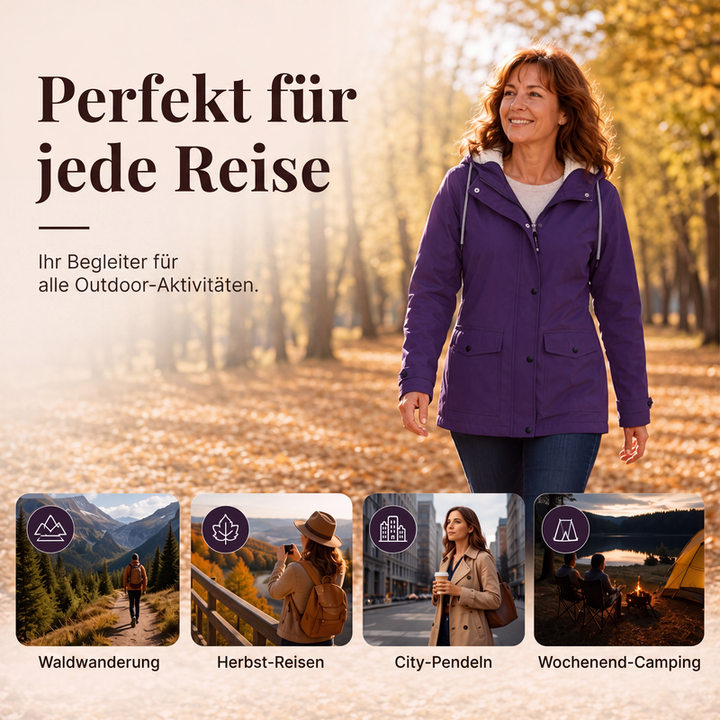 Raakel | Tuulenpitävä fleecevuorattu takki | Anne Helsinki
